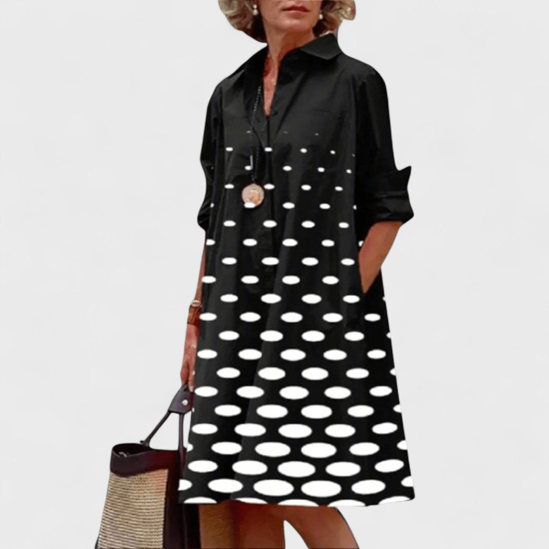 Yvonne - Abito midi di lusso dal design elegante