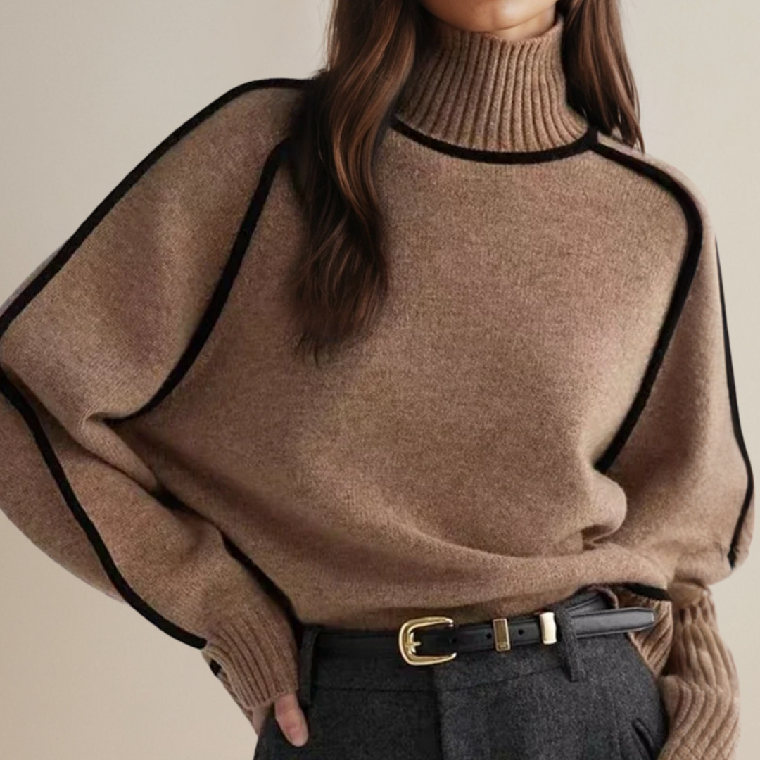 Claire | Maglione Elegante con Collo Alto