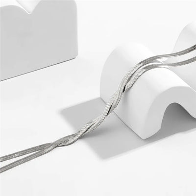 Flaira – Collana a serpente regolabile in oro