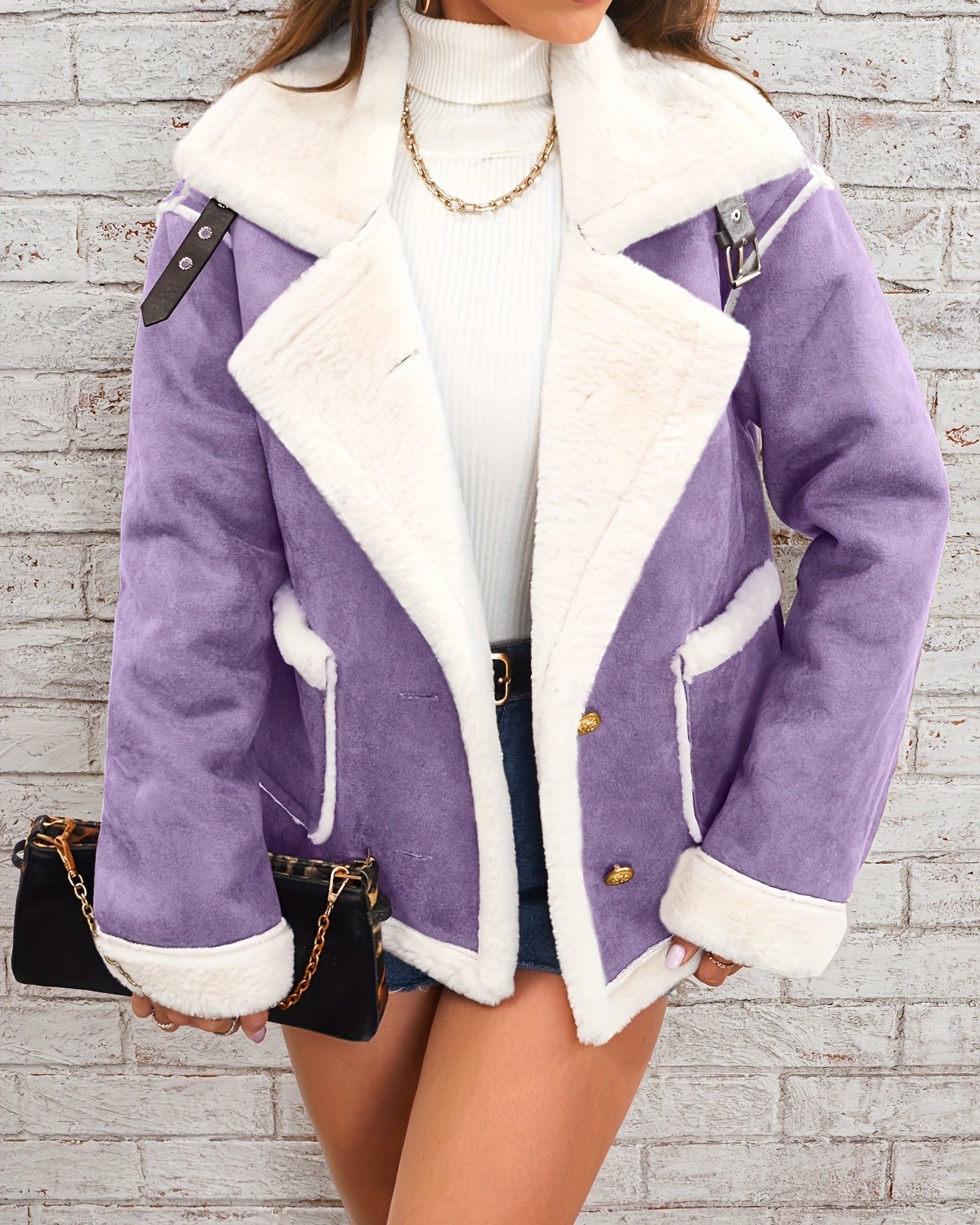 Isabella™ Giacca Invernale Foderata in Pelliccia Sintetica