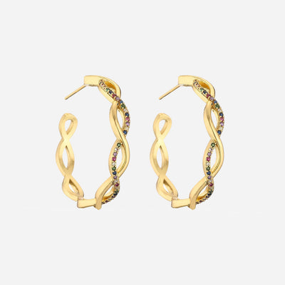 Julenyssa | Orecchini Wave in Oro 18K