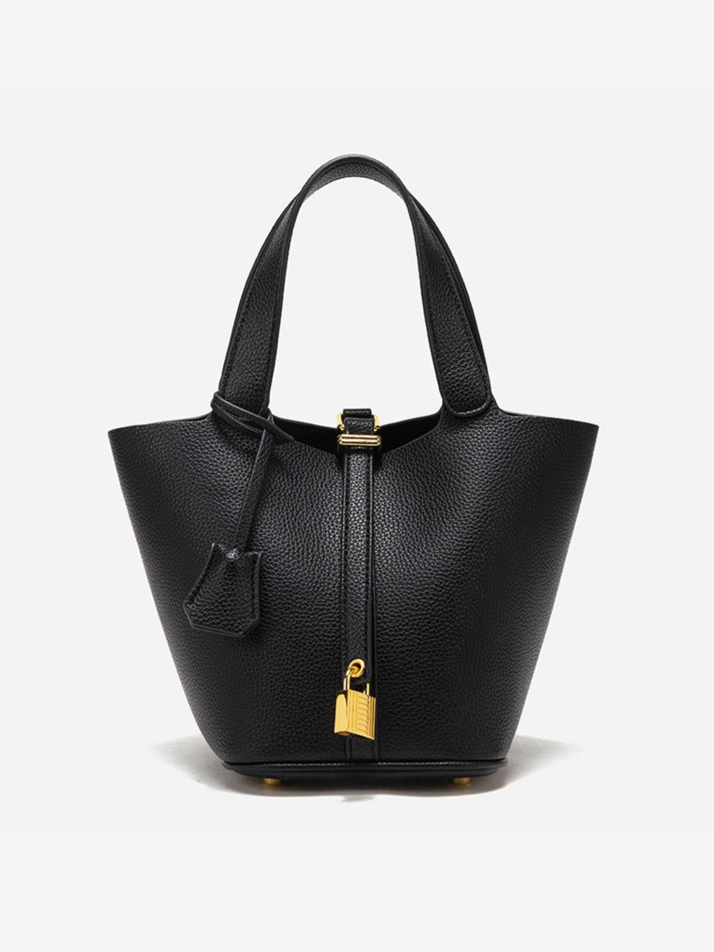 Glaiza | Borsa a Secchiello Gold-Lock Elegante