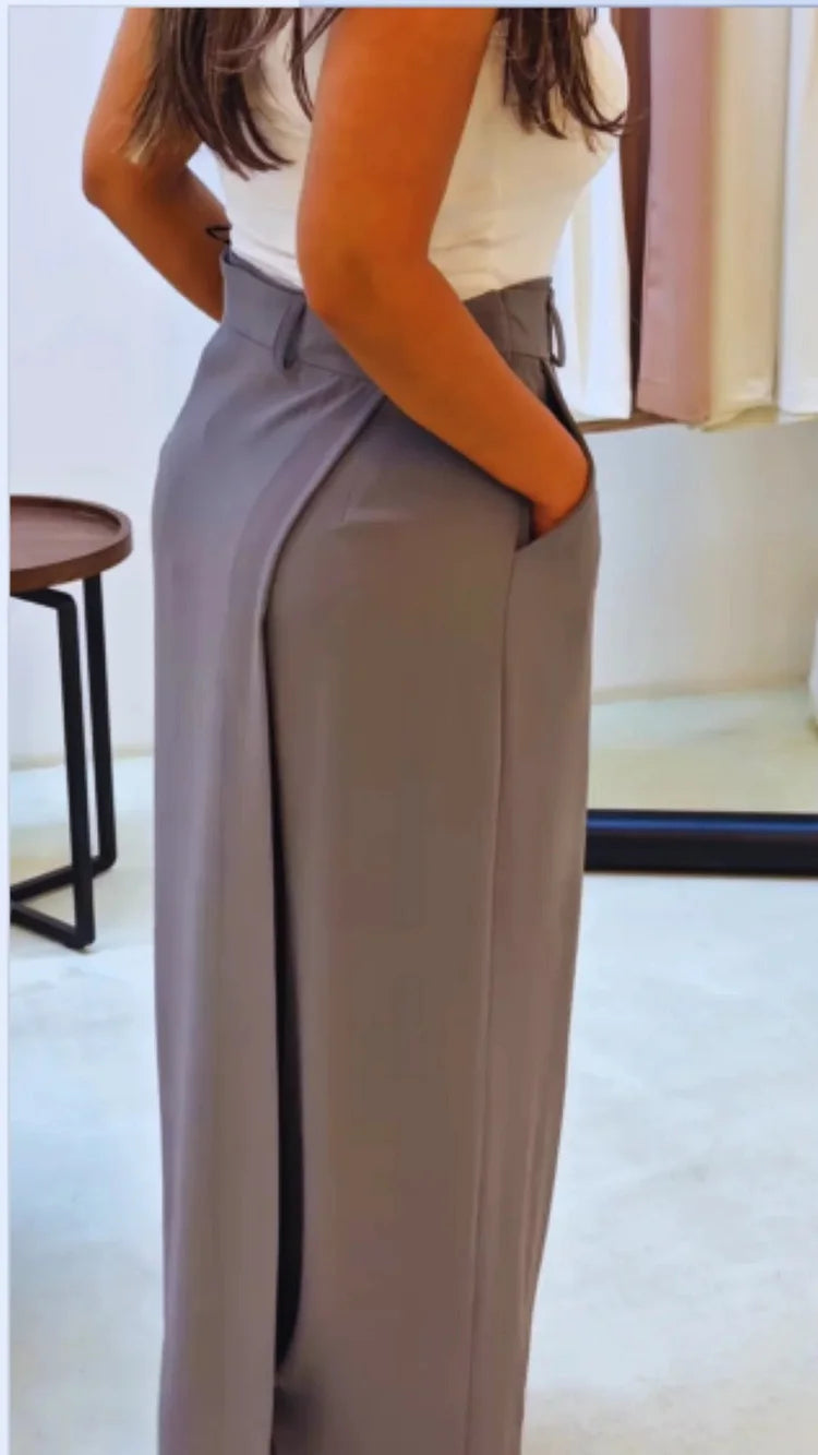 Pantaloni premium versatili con gamba larga