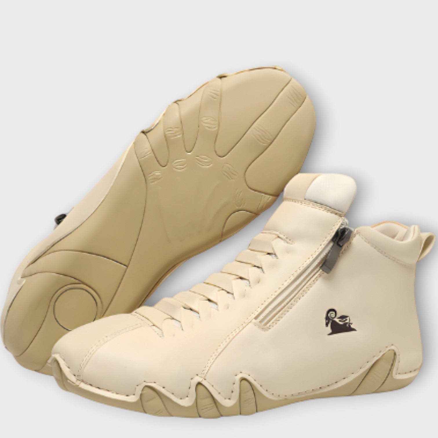 Sneakers Minimaliste con Zip Laterale