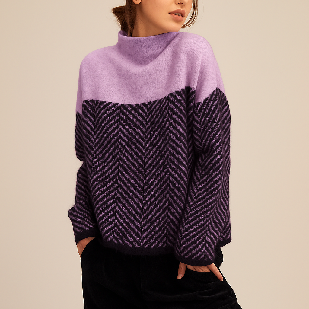 Zara | Maglione Termico con Collo Alto da Donna | Calore Classico