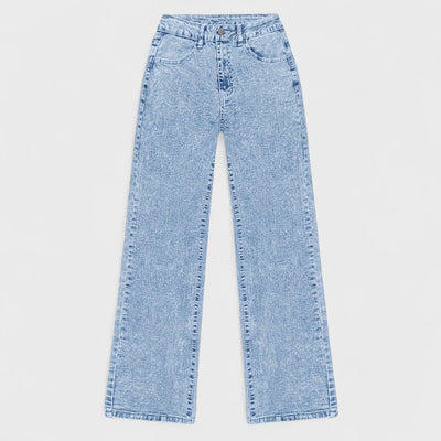Mara - Jeans dritti larghi a gamba larga da donna