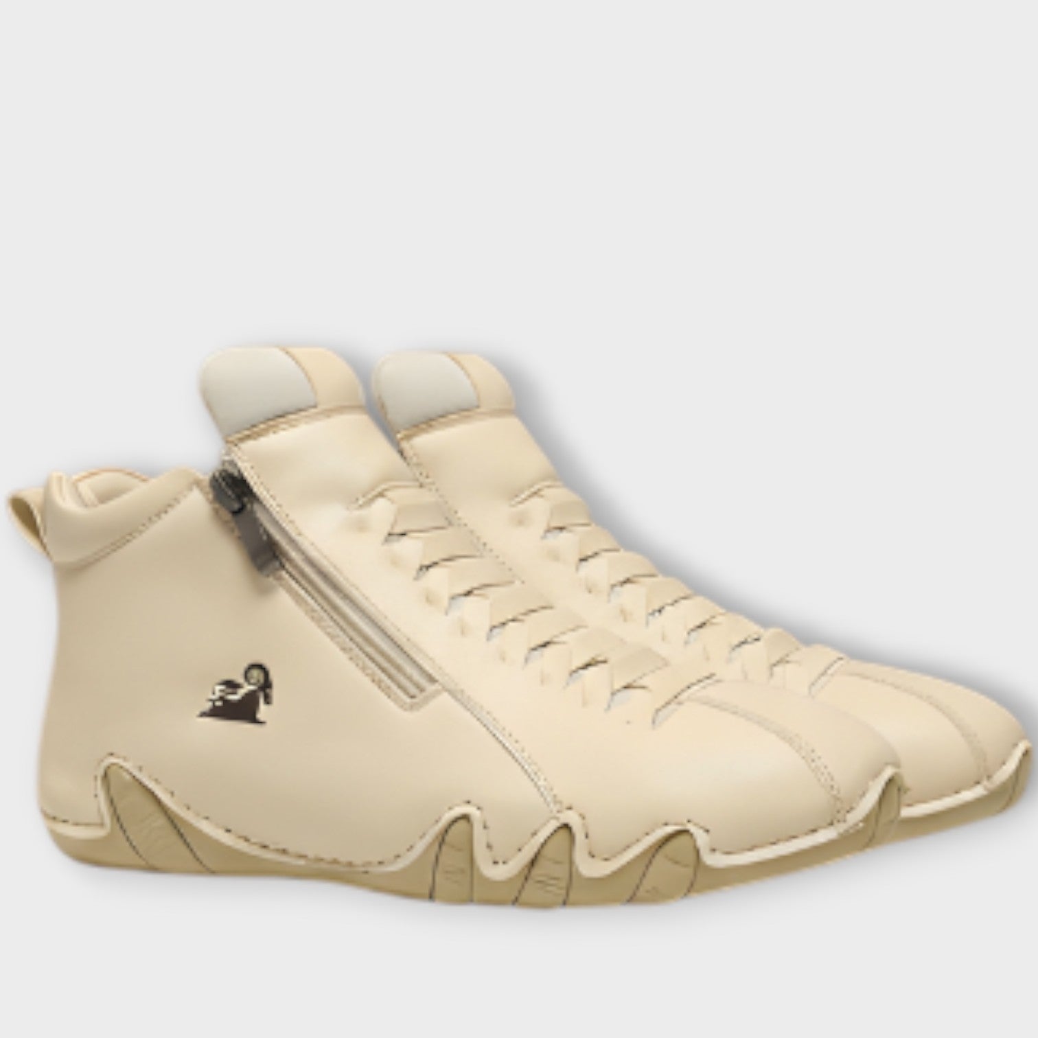 Sneakers Minimaliste con Zip Laterale