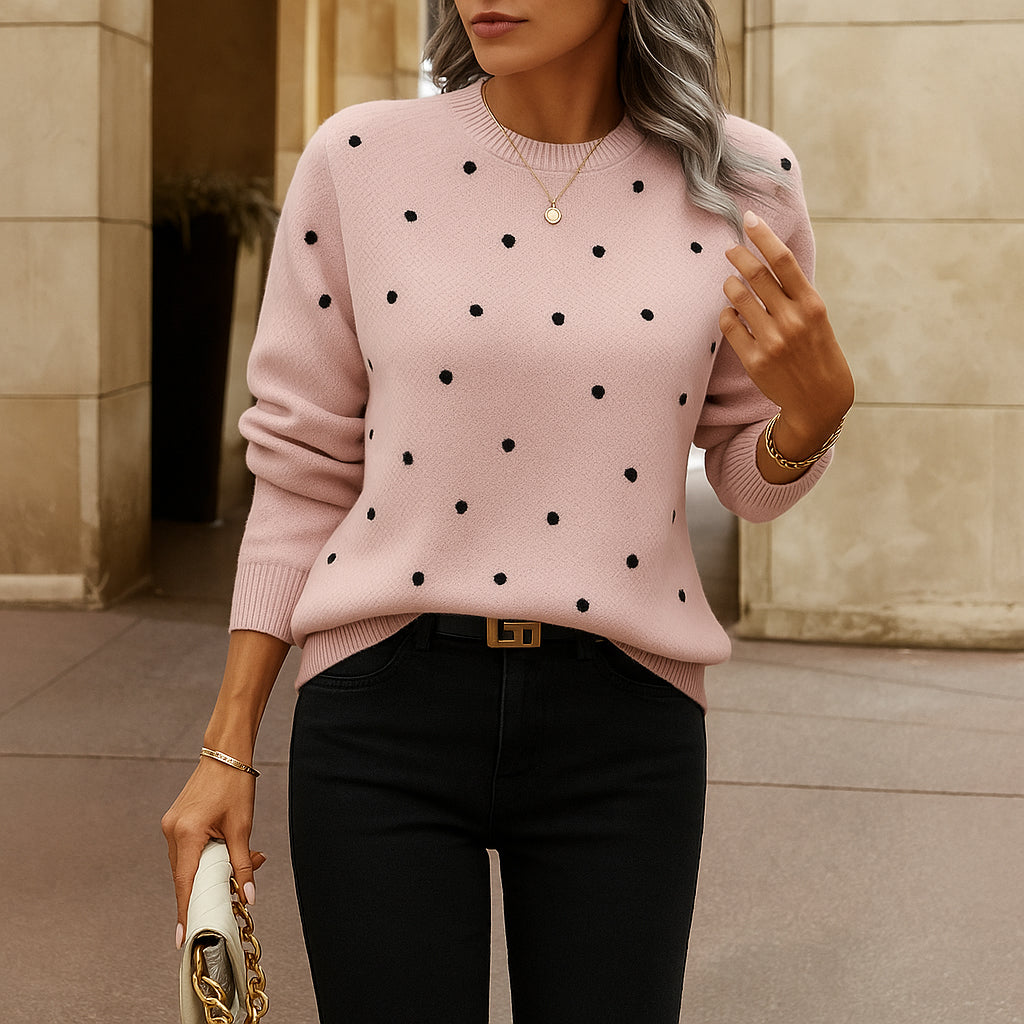 Naomi | Maglione Casual da Donna | Motivo a Pois
