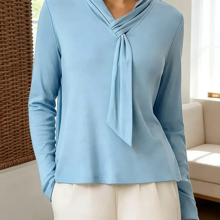 Maglione da donna con scollo a V