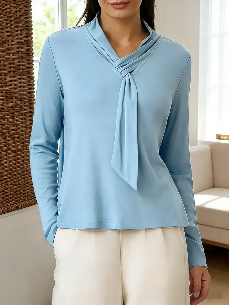 Maglione da donna con scollo a V