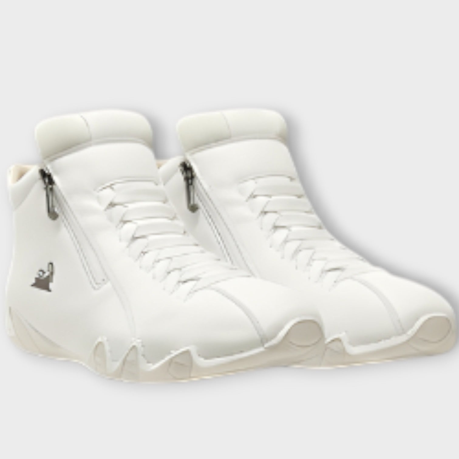 Sneakers Minimaliste con Zip Laterale