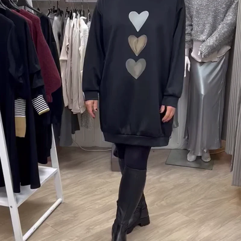 SIANORE - MAGLIONE A CUORE STILOSO