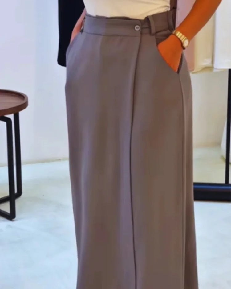 Pantaloni premium versatili con gamba larga