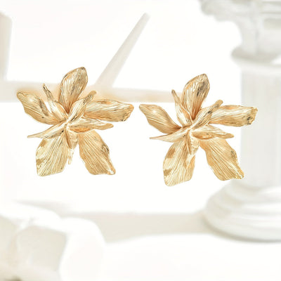 Lana | Orecchini a Goccia Floral Golden