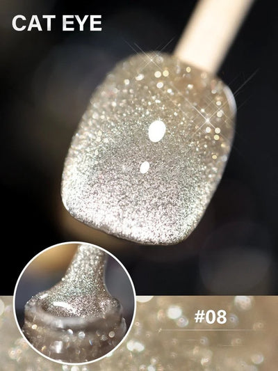 Smalto Unghie Occhio di Gatto Diamante Laser