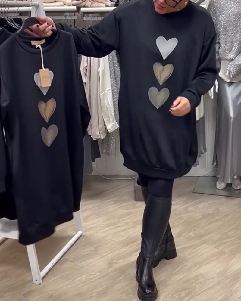 SIANORE - MAGLIONE A CUORE STILOSO