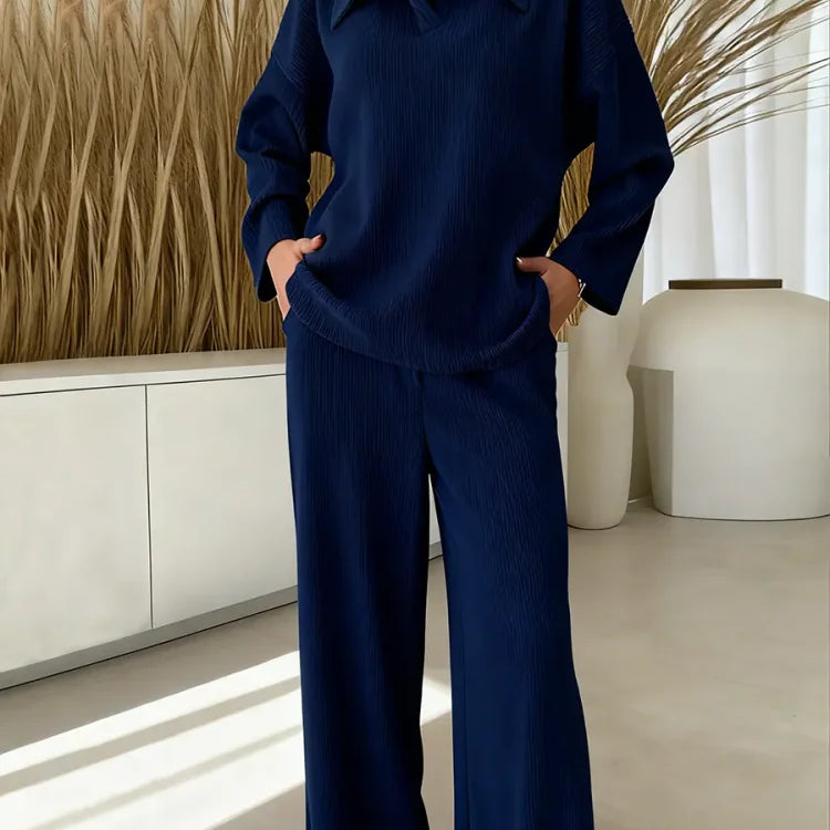 Set Coordinato Donna con Colletto Ampio