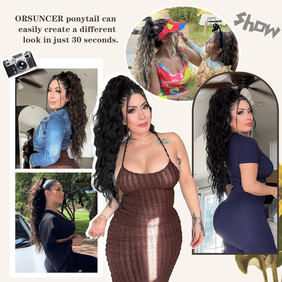 SilkiPony™ – Extension per Coda di Cavallo in Capelli Naturali