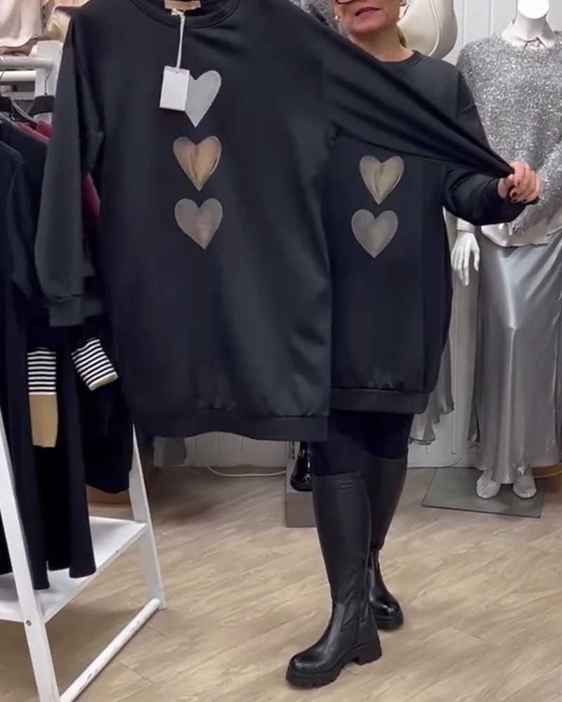 SIANORE - MAGLIONE A CUORE STILOSO