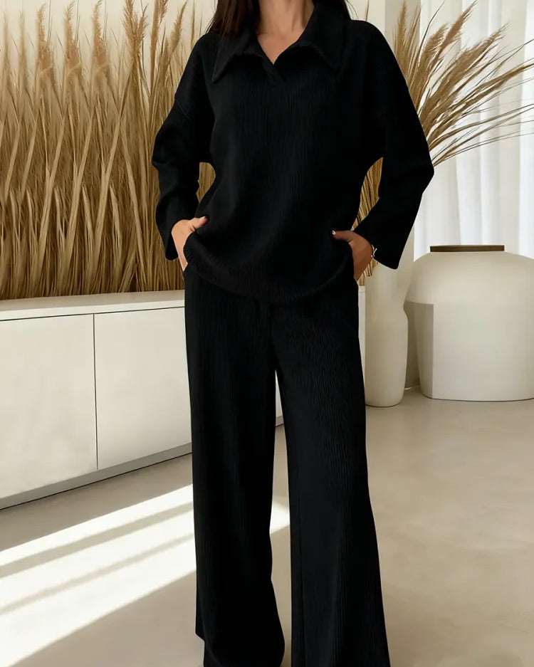 Set Coordinato Donna con Colletto Ampio