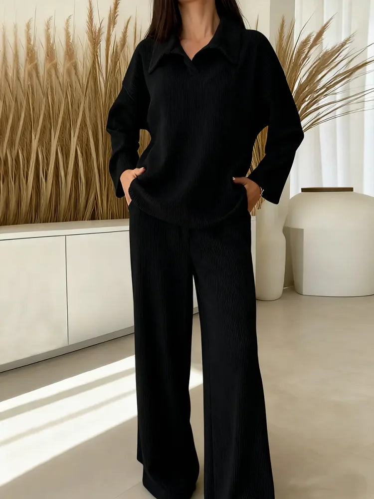 Set Coordinato Donna con Colletto Ampio