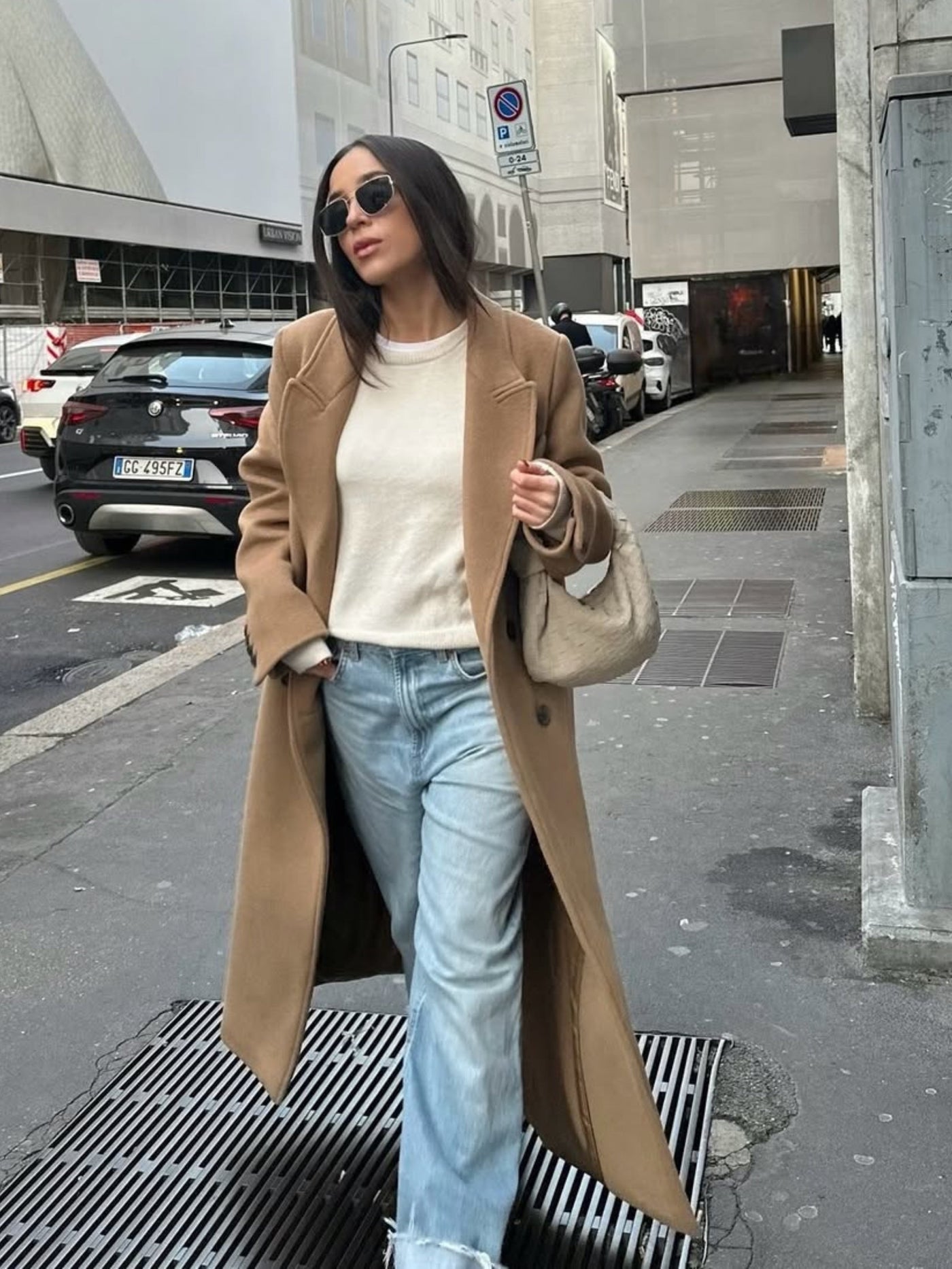 Renee | Borsa Mini in Suede Intrecciato Morbido