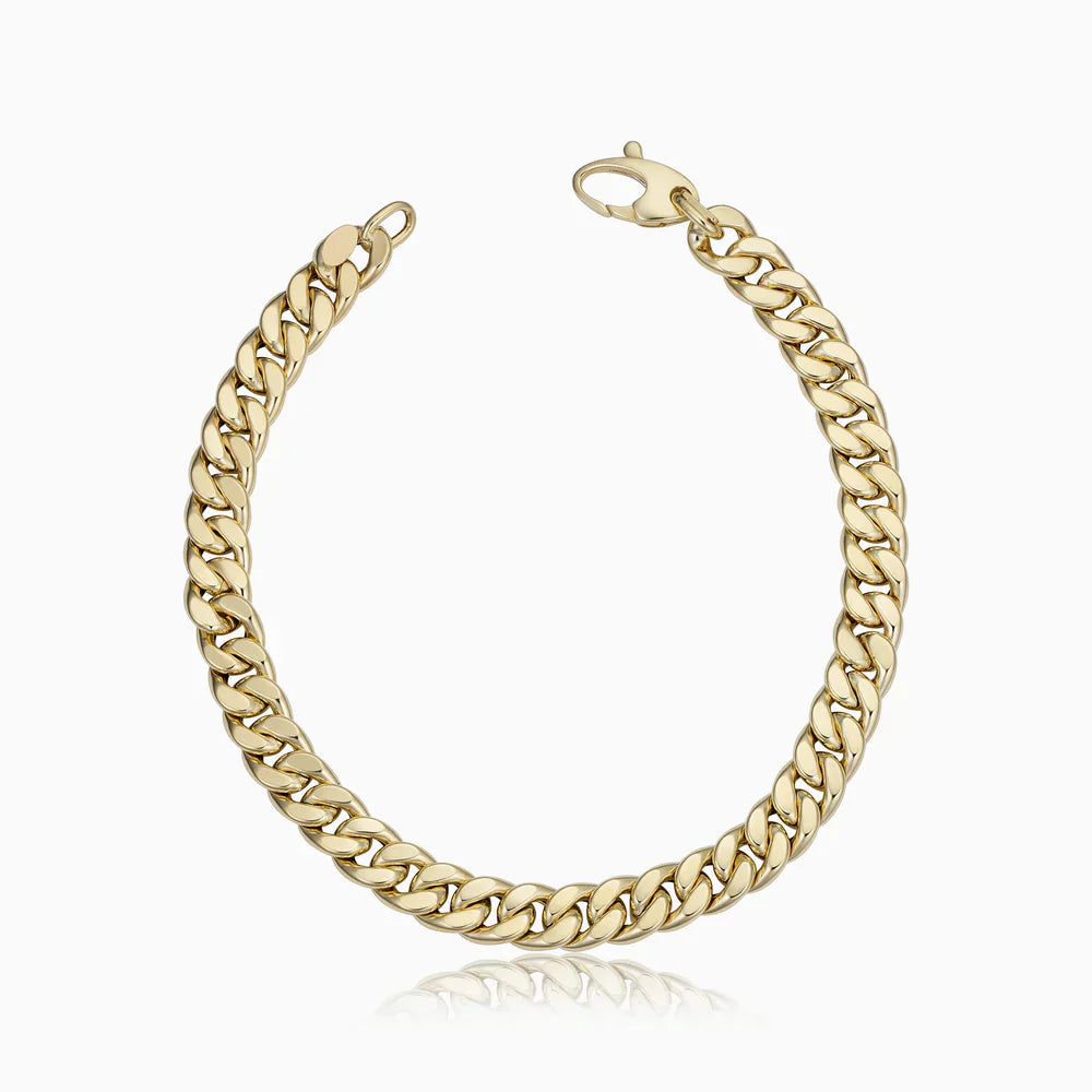 Mayzharine | Bracciale Cubano in Oro 18k