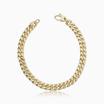 Mayzharine | Bracciale Cubano in Oro 18k