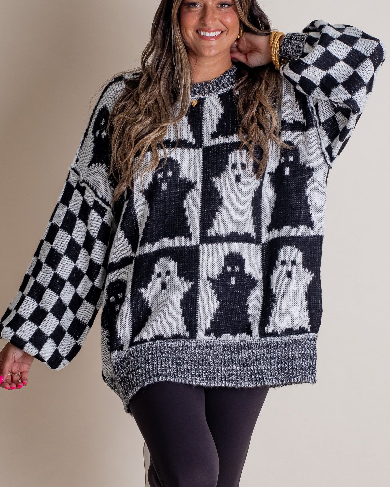 Maglione a Quadri della Stagione Spettrale