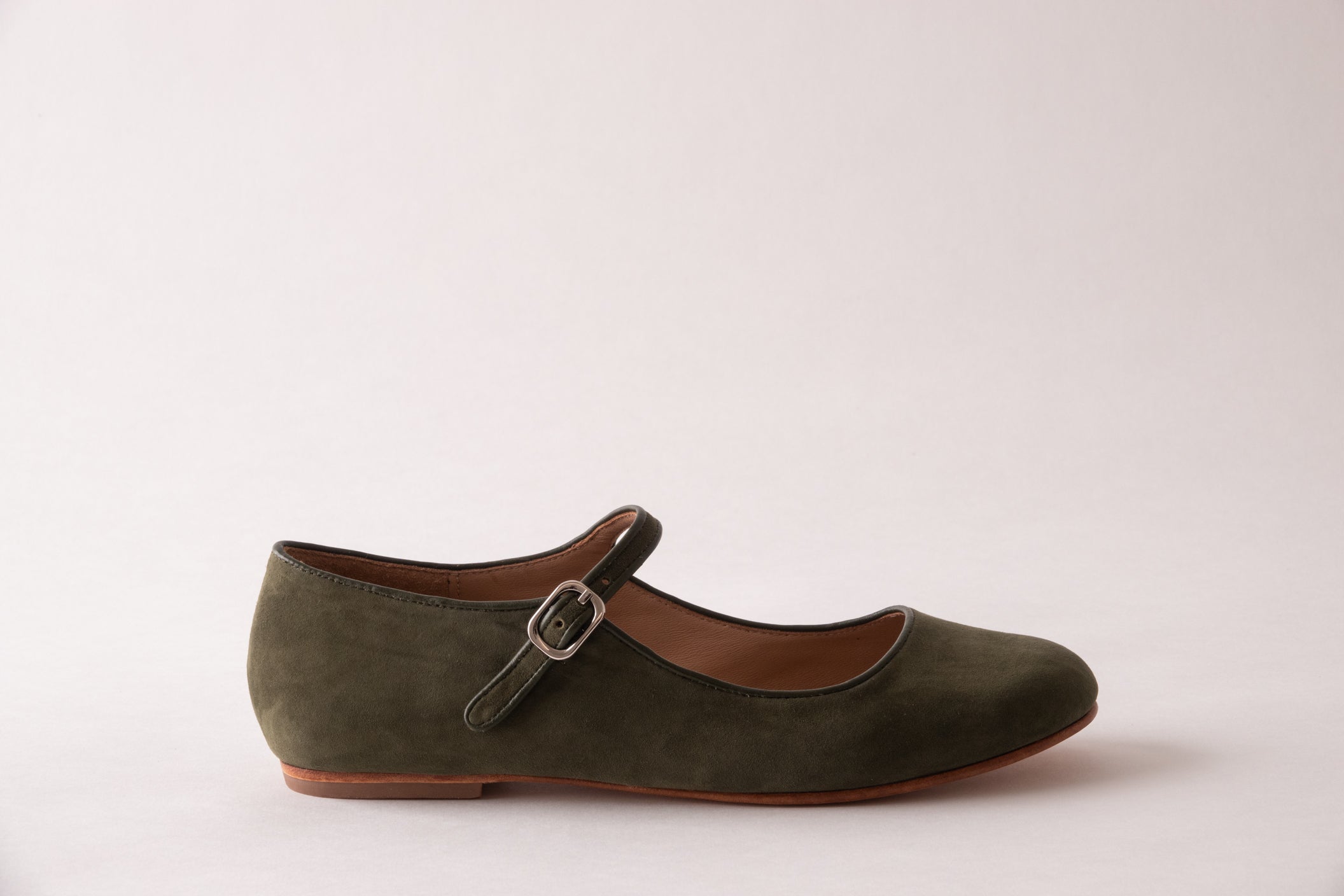Giulia – Mules Mary Jane in Camoscio