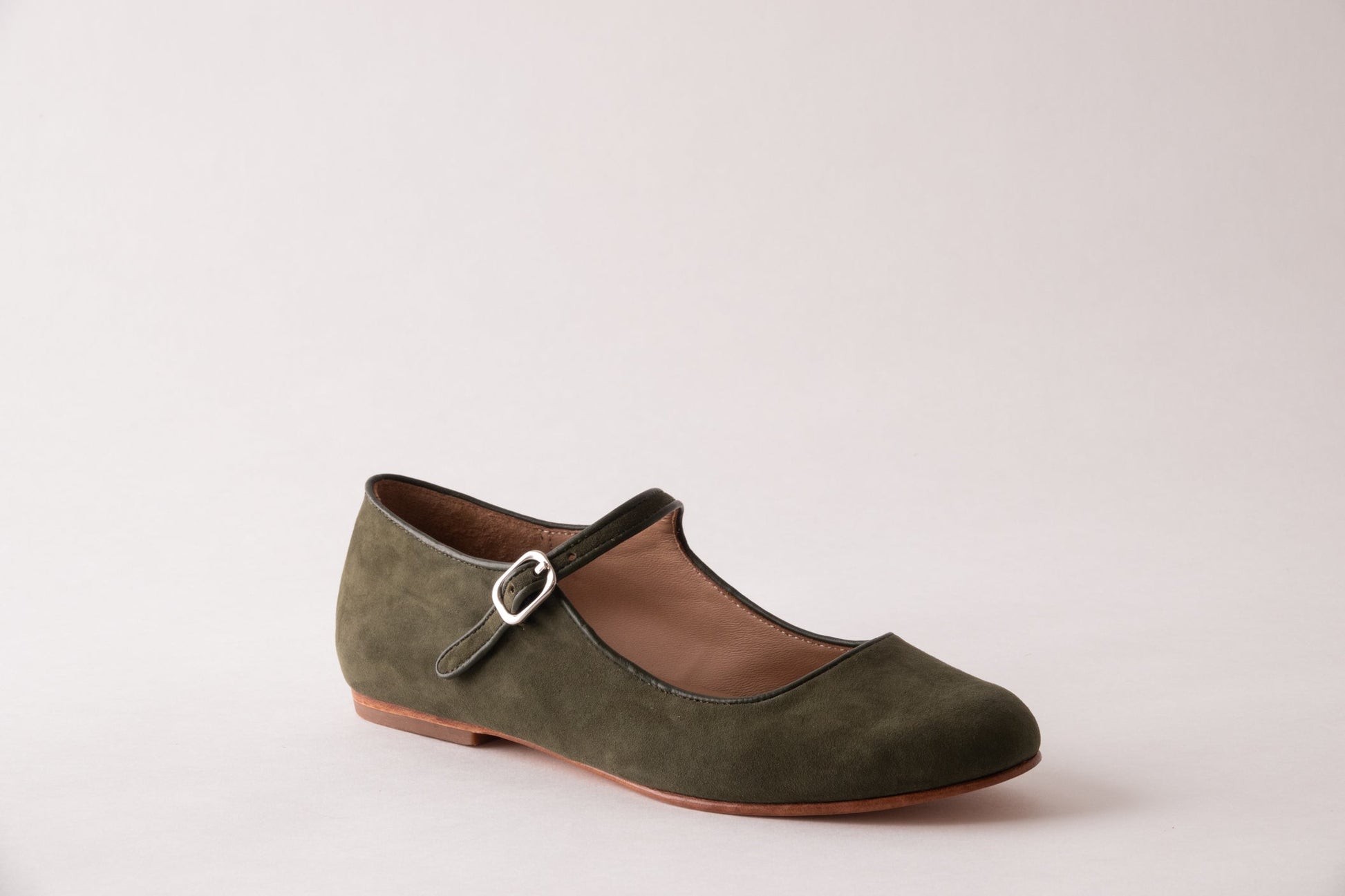 Giulia – Mules Mary Jane in Camoscio