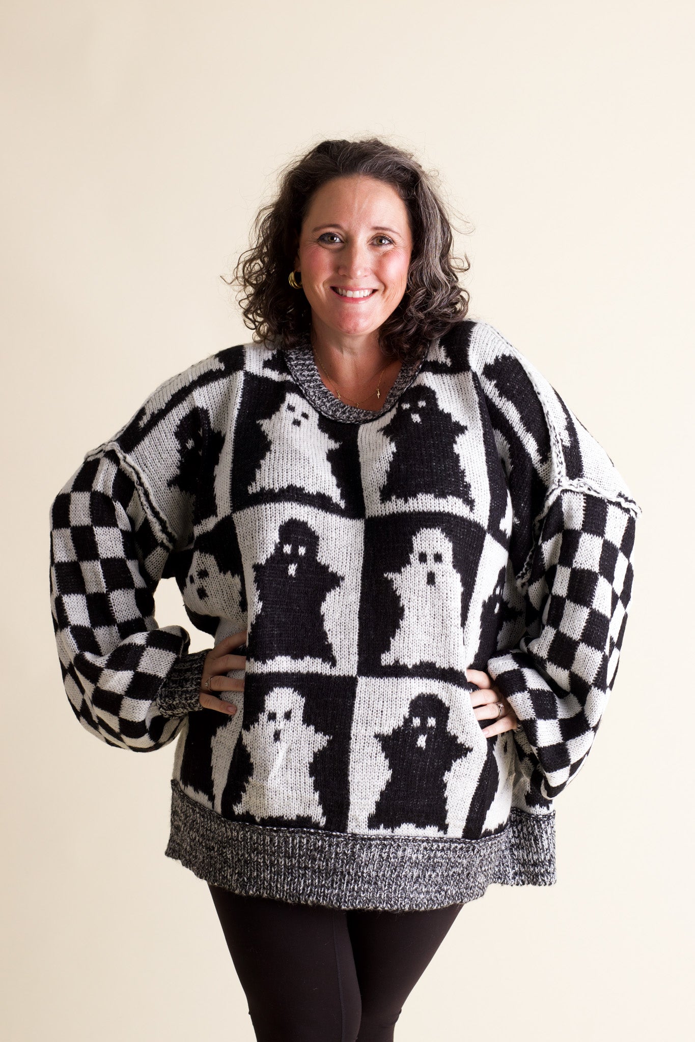 Maglione a Quadri della Stagione Spettrale