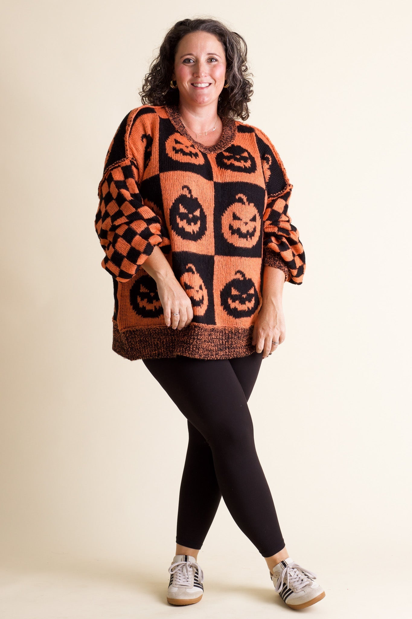 Maglione a Quadri della Stagione Spettrale