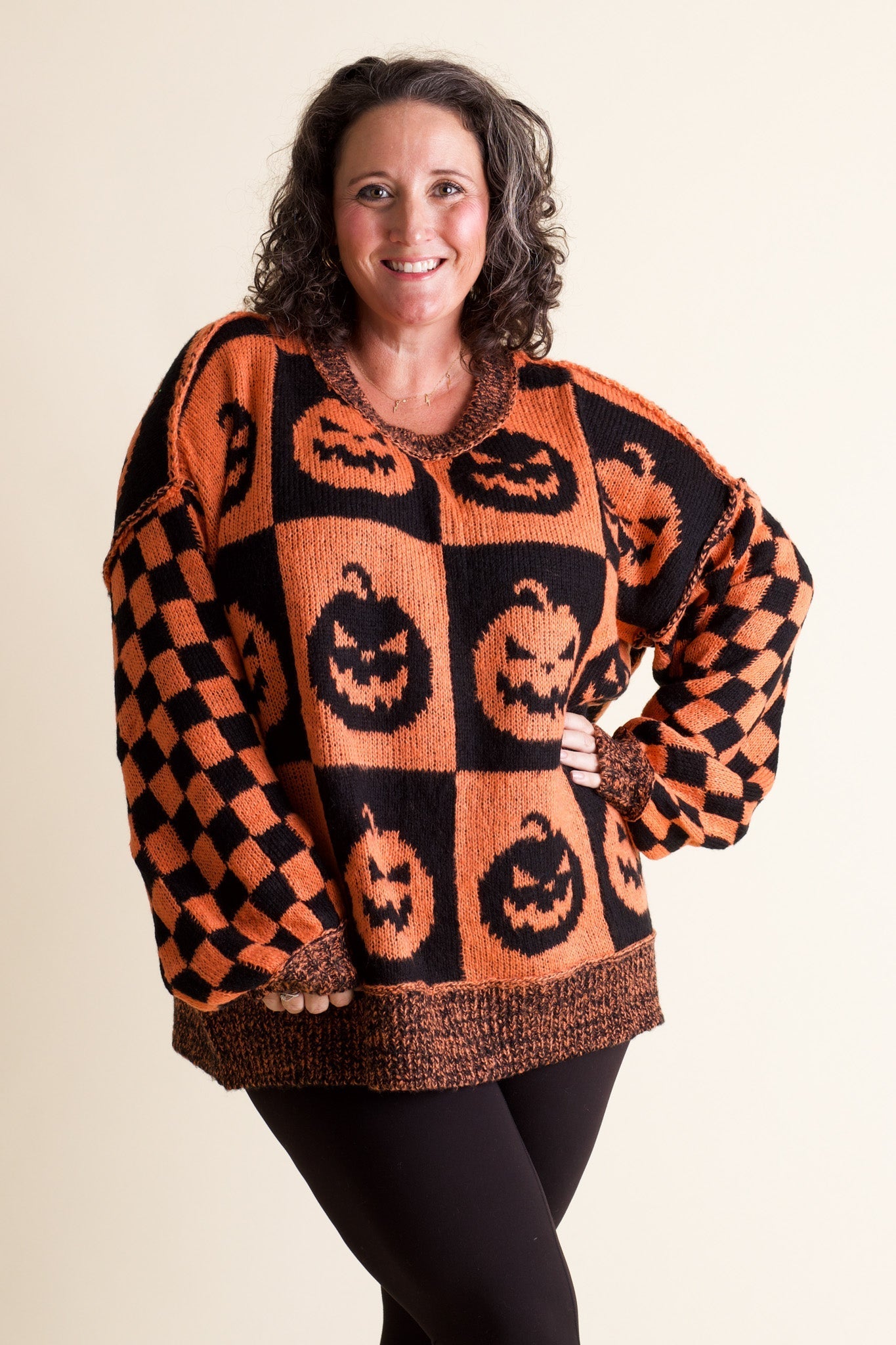 Maglione a Quadri della Stagione Spettrale