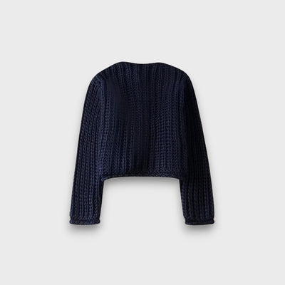 Moretta – Cardigan corto in maglia chunky