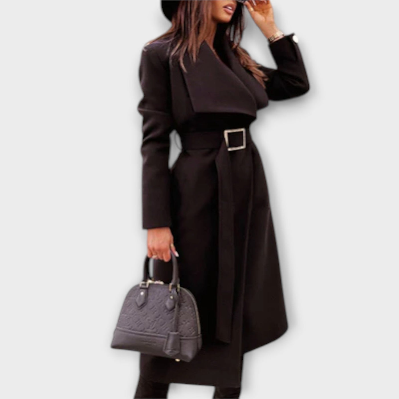Muriel – Cappotto sagomato con cintura