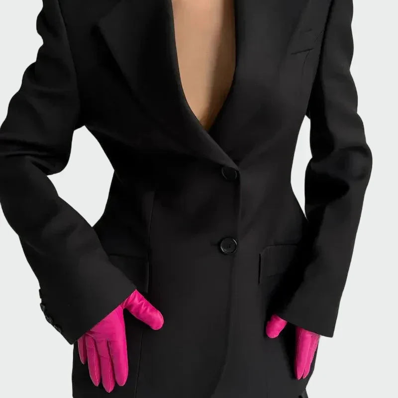 Moolie - Giacca con Linea Imponente e Bottoni