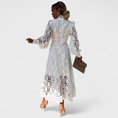 Élise - Abito in pizzo brillante e femminile