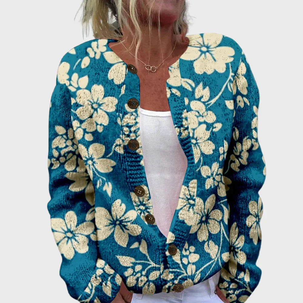 Gilet di maglia elegante con motivo