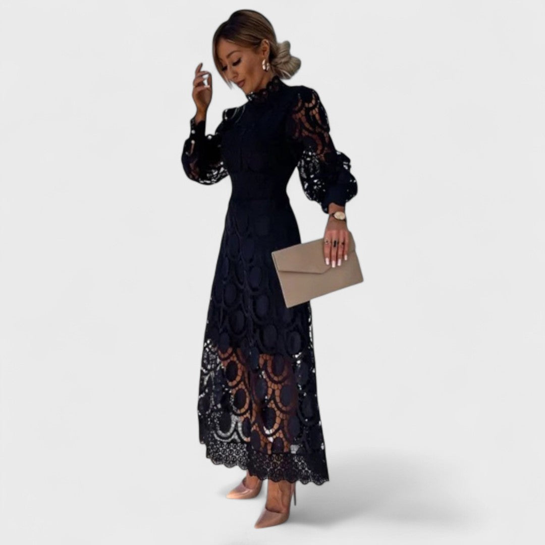 Élise - Abito in pizzo brillante e femminile