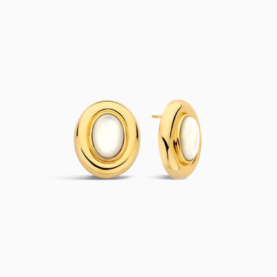 Ameliyana | Orecchini a Bottone in Oro 18k