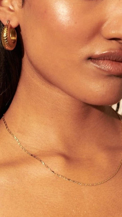 Sloane | Orecchini a Cerchio Placcati Oro