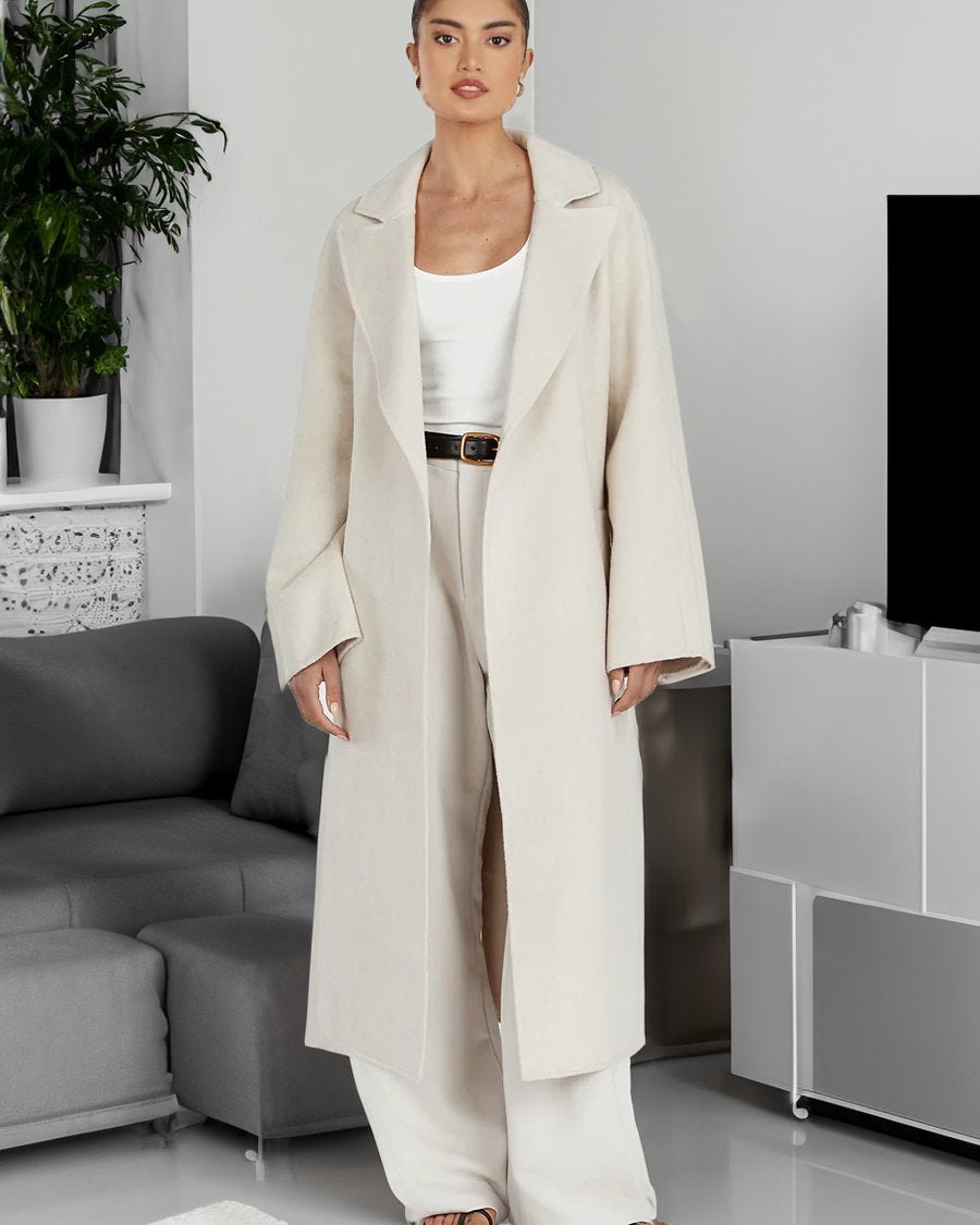 Cappotto invernale con colletto