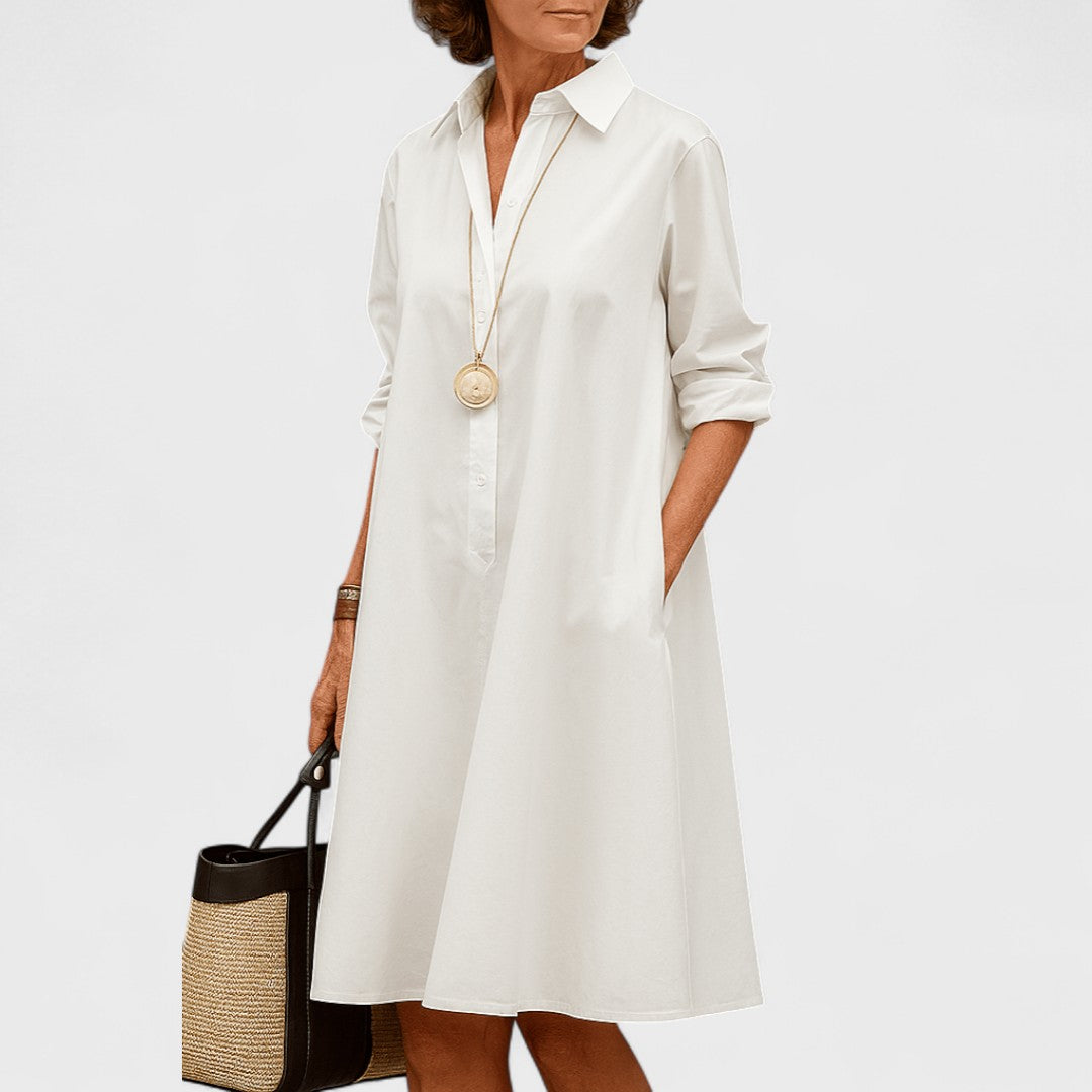 Waltraud - Elegante abito midi premium per uno stile intramontabile