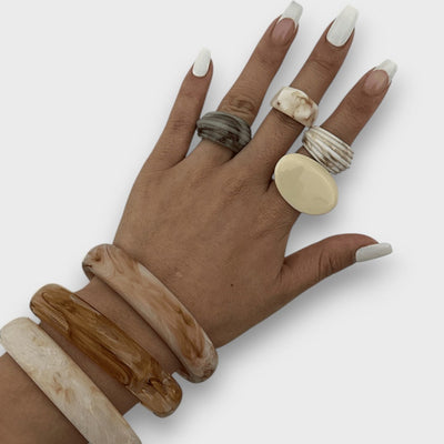 Marisa – Bracciale Vintage con Effetto Marmo