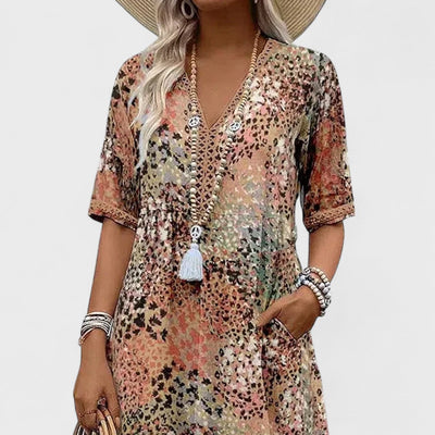 Colette - Abito midi vibrante