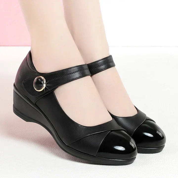 Serenella - Scarpa in pelle morbida elegante