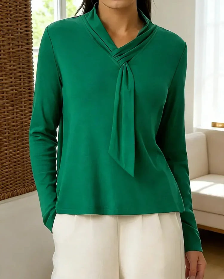 Maglione da donna con scollo a V