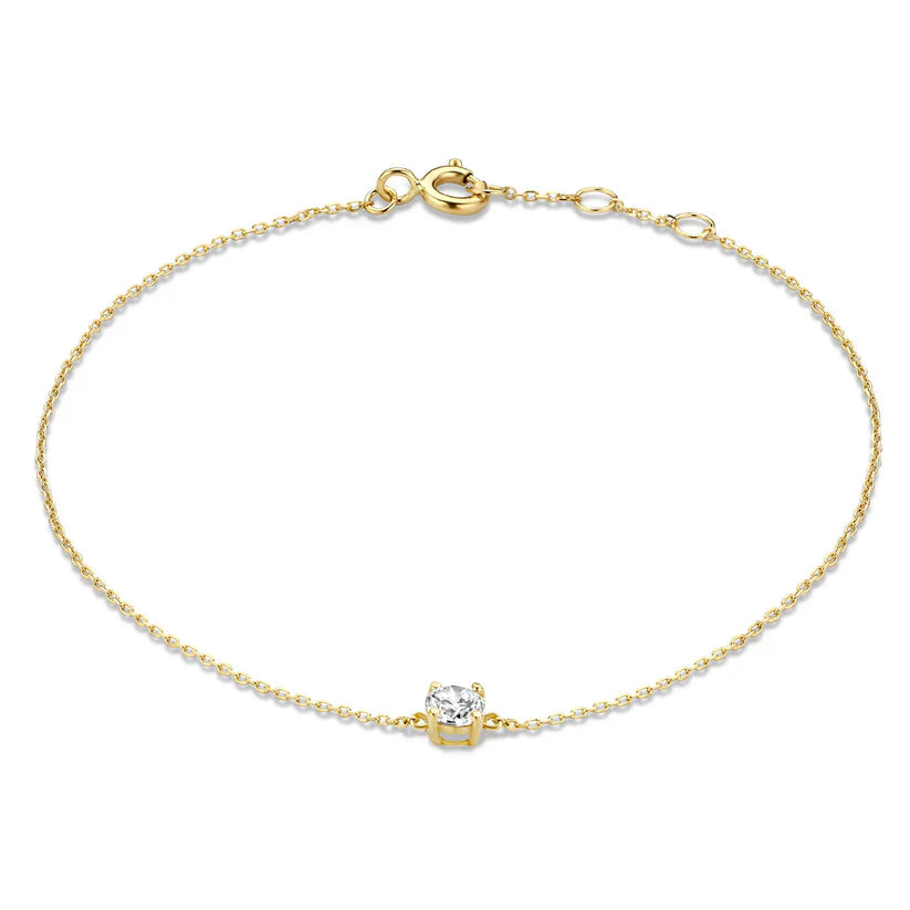 Dalynette | Bracciale con Pietre di Moissanite in Oro 14k
