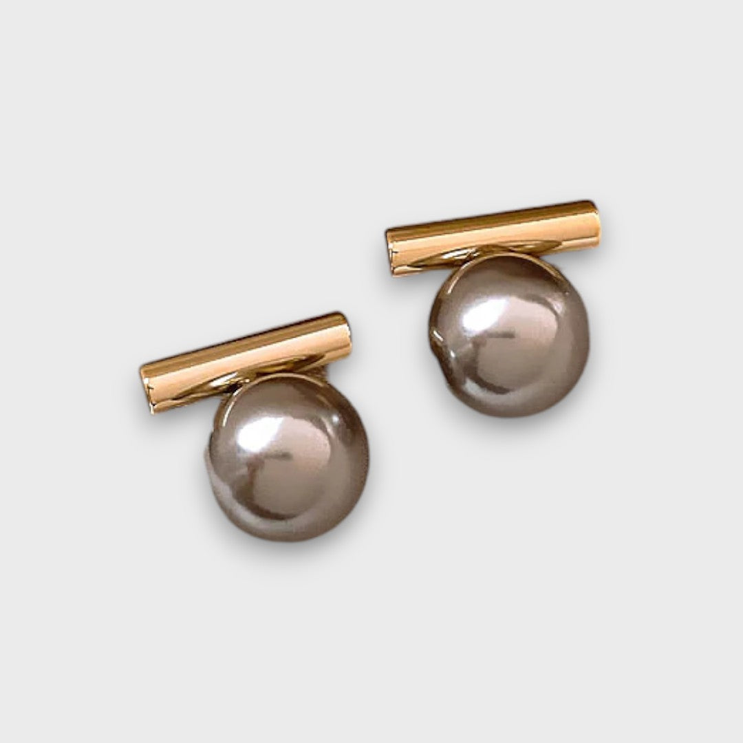 Velana – Orecchini a perla architettonici